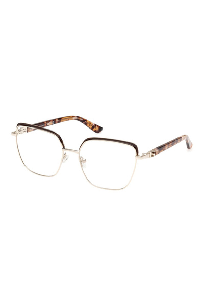 Guess Women's GU2983-050-56 Eyeglass Frame, Brown, Butterfly, 56 mm