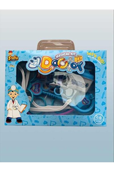 Genel Markalar Çantalı Oyuncak Doktor Seti Tedavi Ekipmanı 11 Parça gözlük St...