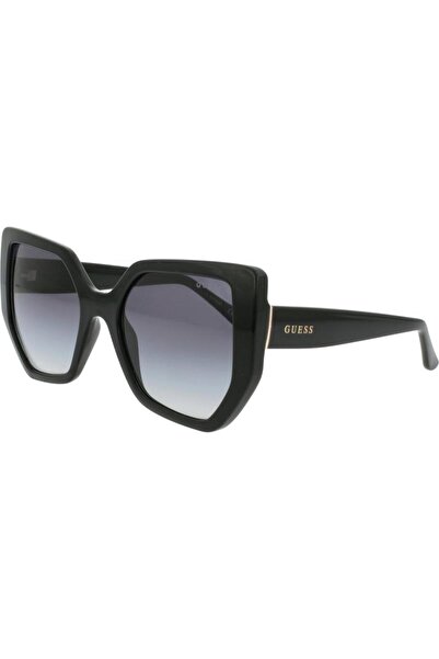 Guess Ochelari de soare pentru femei Gu00154 01b, plastic, negru, 55 mm