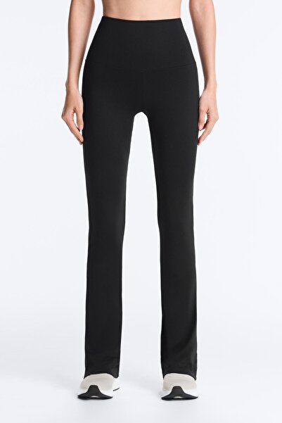 Oysho Kadın Siyah Flare Comfort Pantolon