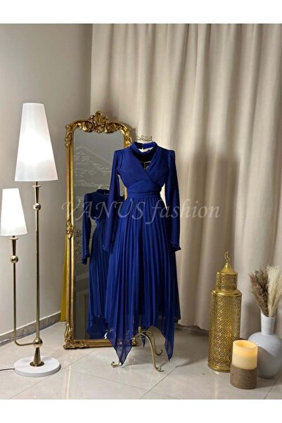 vanus fashion فستان سهرة ميدي ( 3 الوان ) 4256