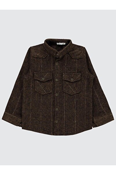 Civil Boys Cămașă muștar pentru băieți de 10-13 ani