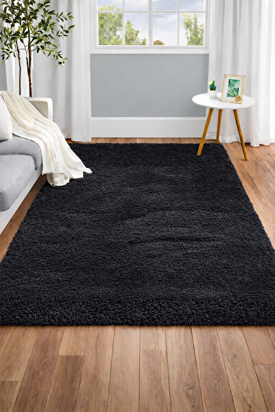 KEVLİNE Yumuşak Dokulu Tüylü  Makinede Yıkanabilir Kaymaz Taban Peluş Halı