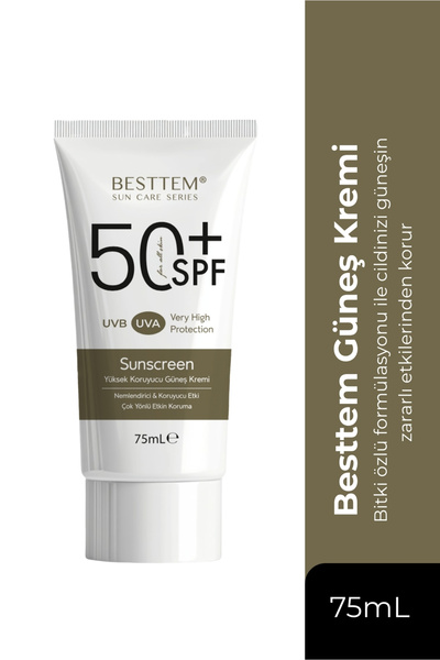 BESTTEM Yüksek Koruyucu SPF50 Güneş Koruyucu 75 ml