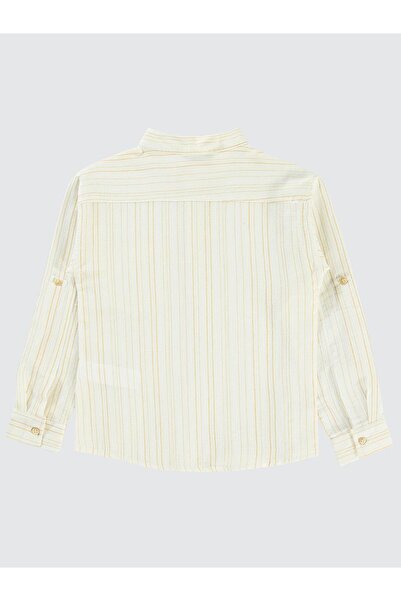 Civil Boys Πουκάμισο για αγόρι 10-13 Χρόνια Μουστάρδα