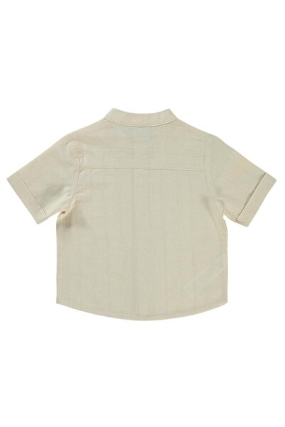 Pierre Cardin قميص كيدز سيلف ستريت منقوش للأعمار من 2-5 سنوات - أبيض 4-5 سنوات