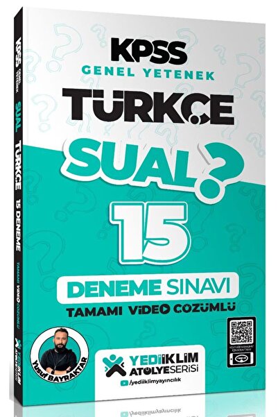 Yediiklim Yayınları 2024 Kpss Genel Yetenek Sual Türkçe Tamamı Video Çözümlü ...