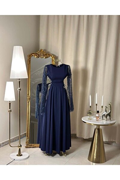 vanus fashion فستان كم طويل ( 3 الوان) 4366