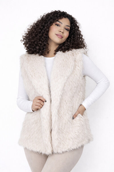 CELİORA STYLE Kadın Suni Kürk Yelek – Astarlı, Hafif, Rahat Kesim, Günlük Şık...