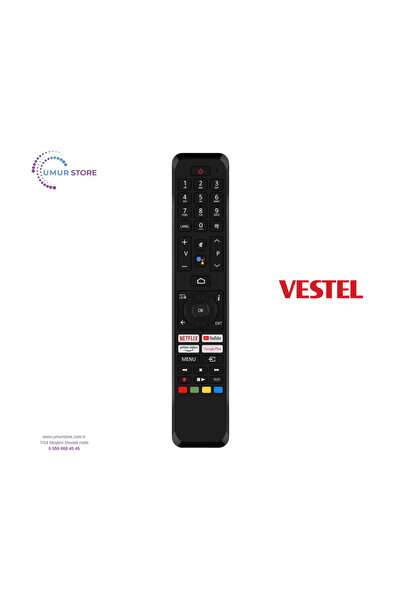 Herz Vestel İle Uyumlu UA OG Modelleri 4K TV Bluetooth Sesli Kumanda