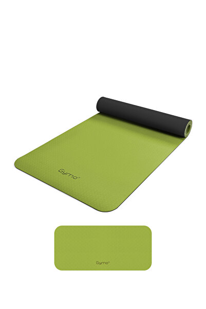 Gymo Ekolojik 6mm Tpe Yoga Matı Pilates Minderi Diz Dirsek Koruyucu Matlı Set...