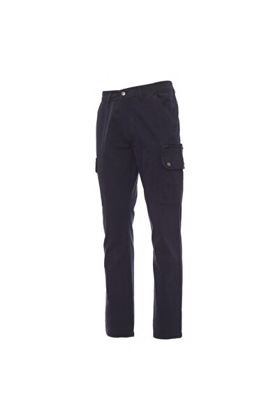 PAYPER Pantaloni talie Forest Winter, Sezon Iarna, Navy Blue, Marime M M