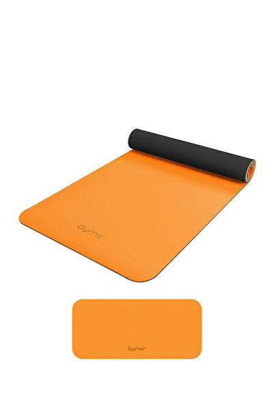 Gymo Ekolojik 6mm Tpe Yoga Matı Pilates Minderi Diz Dirsek Koruyucu Matlı Set...