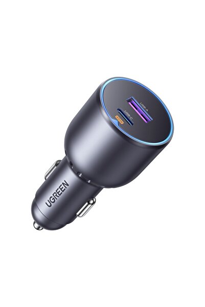 Ugreen Car Charger Fast Charging, Type-C, USB, 63W, 3A, PD3.0, QC 3.0, EC701,...