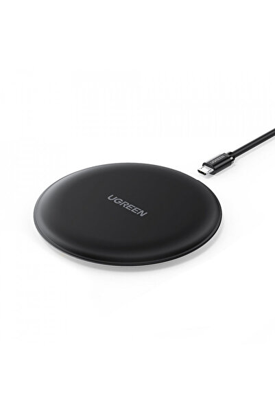 Ugreen Безжично зарядно устройство (80537) 15W, с Micro-USB кабел, 1м - Черен