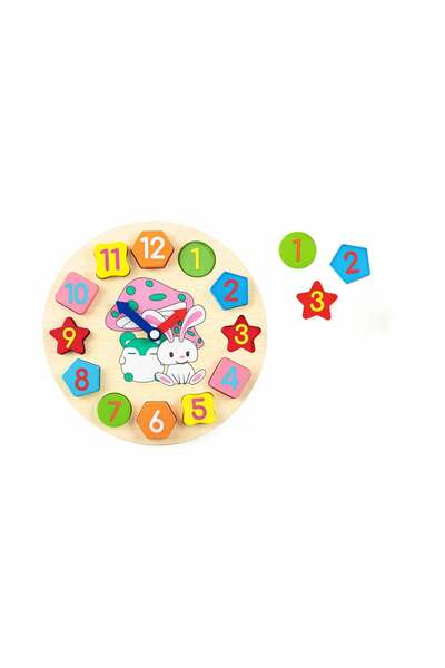 OEM Ceas educativ cu cifre tip puzzle
