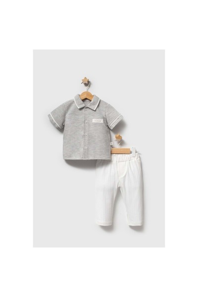 Tongs Baby طقم رجالي مكون من قطعتين مع بنطلون قابل للتحويل من 6 إلى 24 شهرًا ...