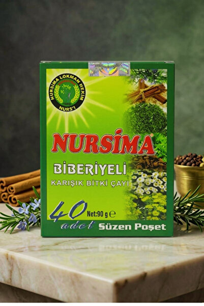 Nursima Biberiyeli Karışık Bitki Çayı Doğal Bitkisel Poşet Çay