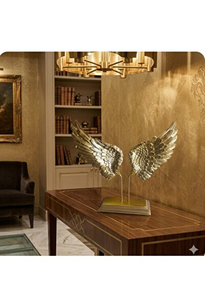 Online 26cm-32cmlik ebatlarda kırılmaz polyester,sarı renk  melek kanadı dese...