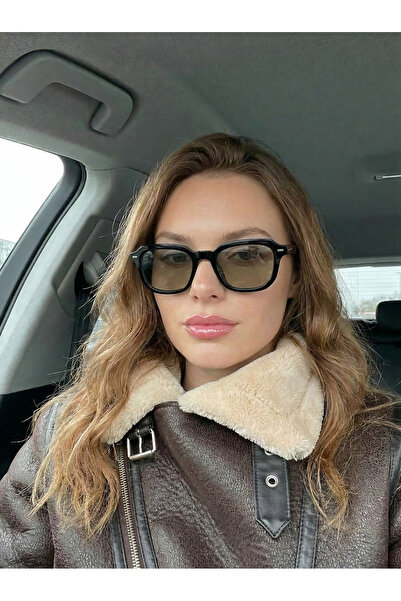 funeyes نظارات شمسية روما كلاسيكية سوداء اللون من الزجاج الناعم للرجال والنسا...
