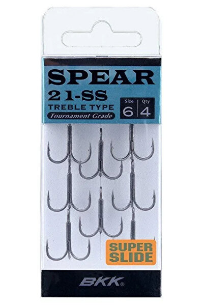 BKK Spear-21 SS Üçlü Olta kancası no 6 8 Pcs