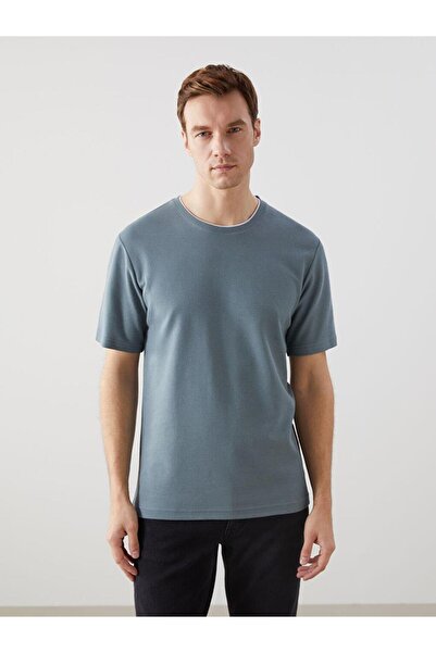 LC Waikiki طاقم الرقبة قصيرة الأكمام تي شيرت للرجال