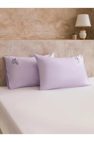 LC Waikiki Flower Embroidery Set of Cotton Pillowcase 50X70 cm (S6)
