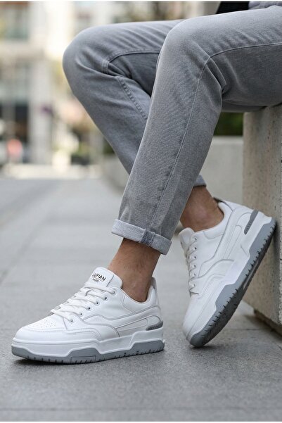 Lufian Mark Men's Caual Sneakers Daily Comfort Sole Sports Shoes White 112230194