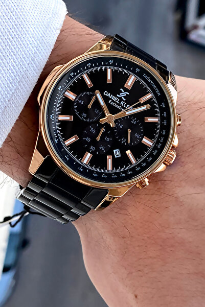 Daniel Klein %100 Orijinal Siyah Çelik Kordon Bileklik Hediyeli Tüm Fonksiyon...