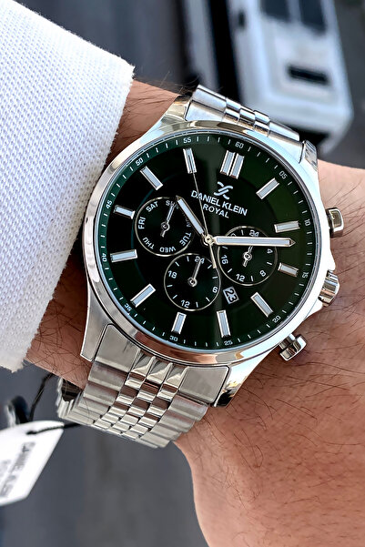 Daniel Klein YEŞİL KADRANLI %100 Orijinal Marka Çelik Kordon 2 Yıl Garantili ...
