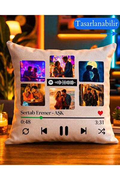 imkaya Kişiye Özel 40x40 Yastık 1.Kalite Boncuk Silikon İle Dolu / Doğum Günü...