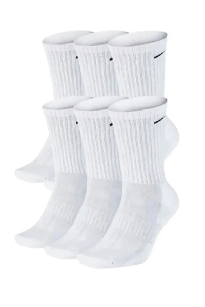 deja poo 4 Ζεύγη Λευκές Αθλητικές Κάλτσες Unisex χωρίς ραφές Μακριές Κάλτσες