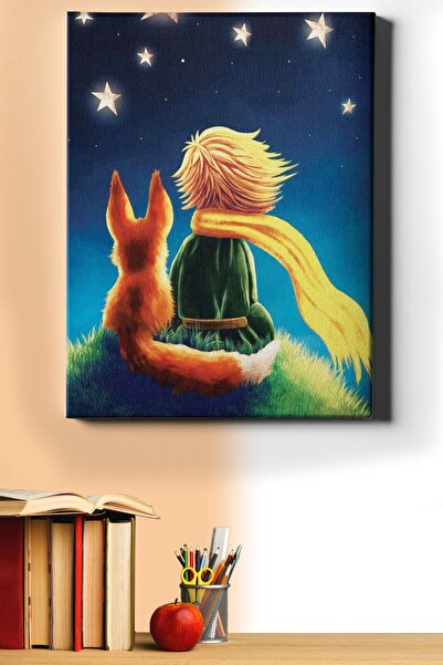 WebStyle Sayılarla Boyama Seti Kasnaklı Küçük Prens Ve Tilki 60 X 75 Cm