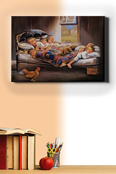 WebStyle Sayılarla Boyama Seti Kasnaklı Mutluluğun Resmi 40 X 50 Cm