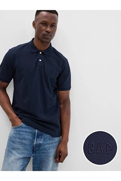 GAP Logo Πικέ Polo Neck T-Shirt 5863060 Κοντομάνικο T-Shirt Ανδρικό T-Shirt Σ...
