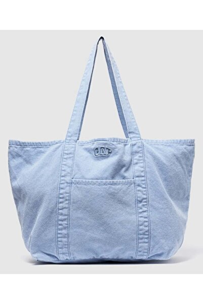 GAP Logo Tote Çanta 8764060 Unisex Çanta MAVİ