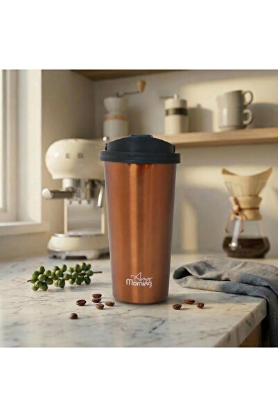 Any Morning كوب سفر SI231902، 17 أونصة، نحاسي