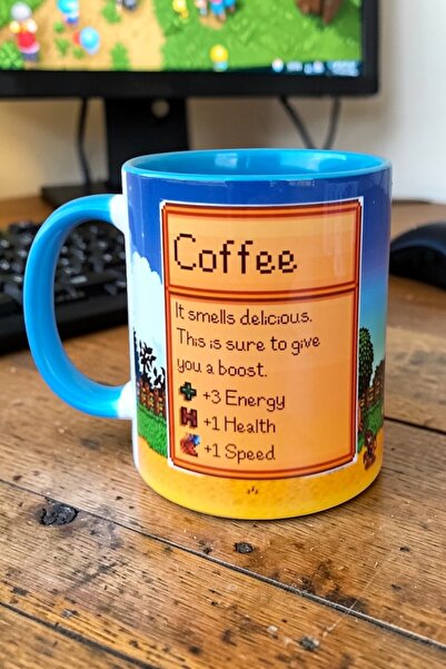 mugspaw Stardew Valley Gamer Premium Porselen Kupa Bardak-Hediyelik Oyuncu Ku...