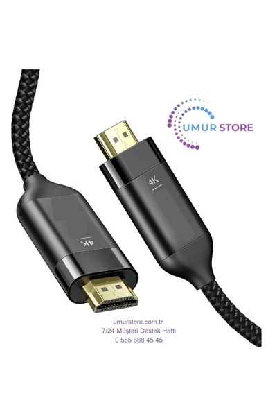 Herz 4K 60Hz Örgü HDMI 2.0 Kablosu - 2m