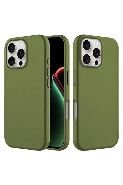 Zebana Apple iPhone 16 Pro Uyumlu Kılıf İçi Kadife Silinebilir Lansman Kılıf ...