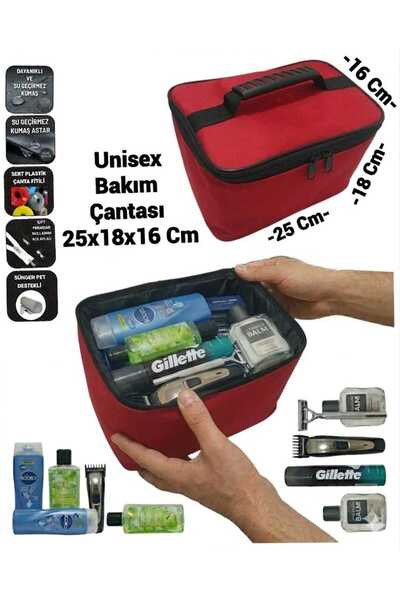 SEVBAGS UNİSEX BAKIM ÇANTASI ŞAMPUANLIK BOY