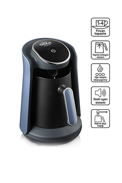 Arzum Okka Minio Türkische Kaffeemaschine 4 Tassen Kapazität Ocean - OK004-O