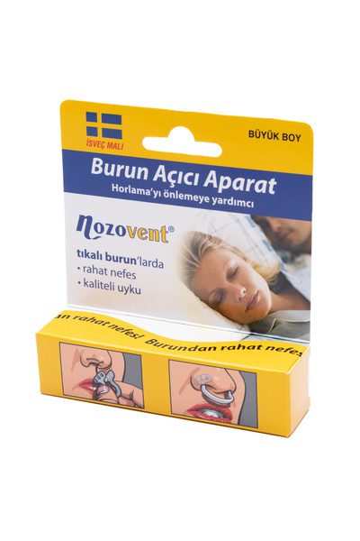 Nozovent Horlama Önleyici Burun Açıcı Rahat Nefes Aparatı Büyük Boy