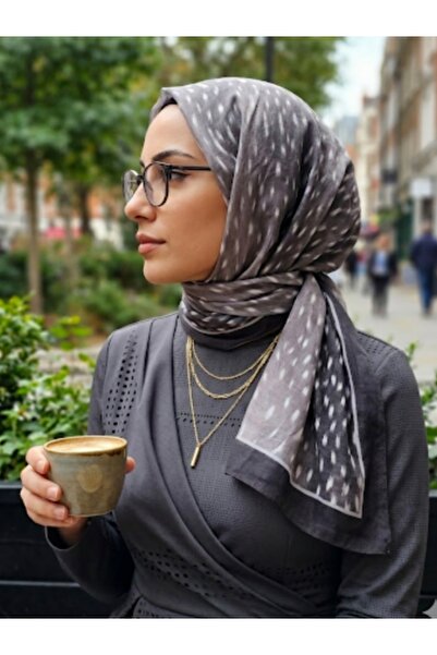 Nazellaa شال سيلان بامبي منقوش الناعم