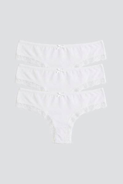 Brix Women's Triple Pack Brazilian Briefs 4376