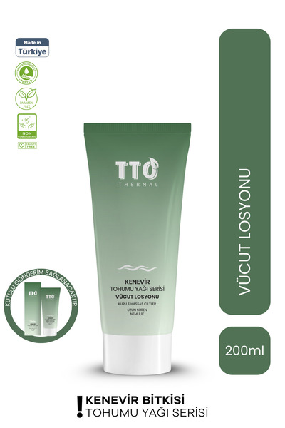 TTO Thermal Kenevir Bitkisi Yağı Vücut Losyonu 200 ml – Lansman Fiyatı