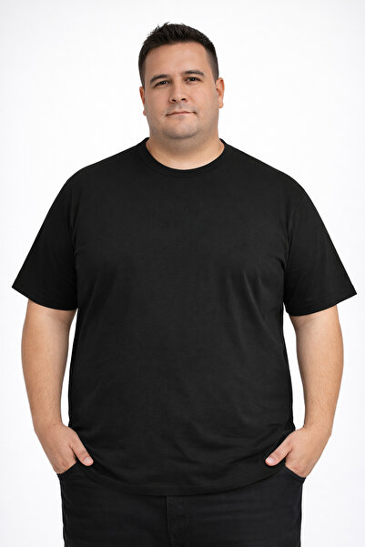 Öztaş Underwear 5-Piece Men's Crew Neck Large Size Undershirt