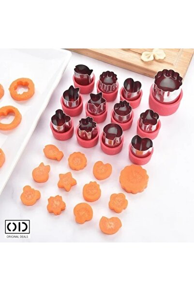 ORIGINAL DEALS Set 12 cuțite pentru crearea de forme distractive din legume, ...