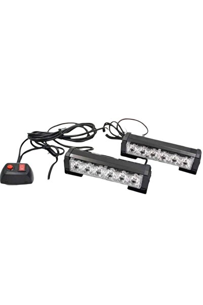 Space Flaşlı İkaz Lambası Kırmızı/Mavi / LAPA195