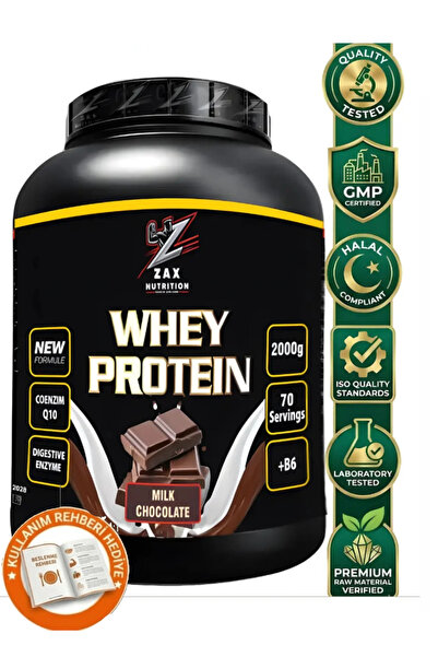 zax nutrition بروتين مصل اللبن - شوكولاتة الحليب 2000 جرام